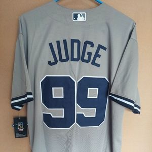 Aaron Judge NY Yankees Gray Stitched Jersey.  Brand New and Ships Same …
